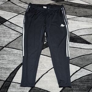 ADIDAS PRIMEGREEN 3-STRIPES MESH ZIP AEROREADY BLACK TRACKPANT JOGGERS